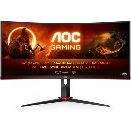 Monitor AOC CU34G2X/BK 34"...
